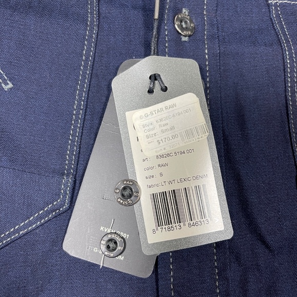 G-star Raw button up slim fit long sleeve shirt - Picture 3 of 12